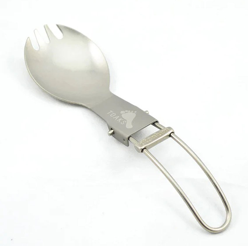 Titanium Folding Spork