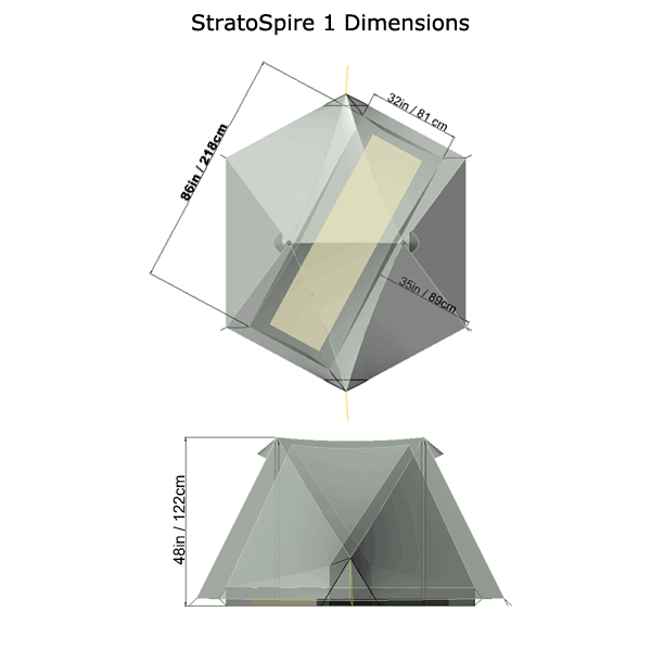 Tarptent StratoSpire 1 solid inner