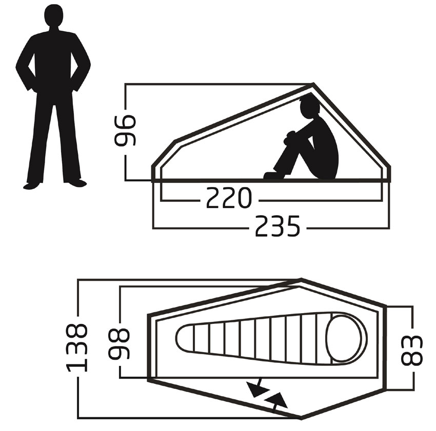 Nordisk Telemark 1 LW tent