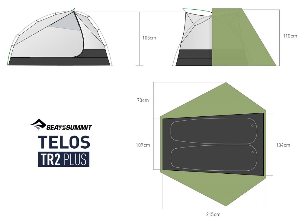 Sea to Summit Telos TR2 PLUS