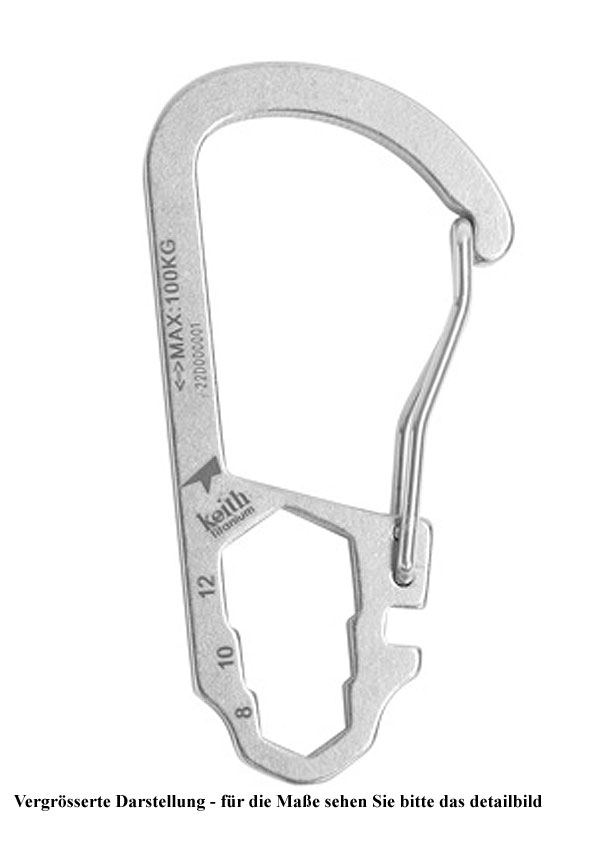 Keith Titanium Titan Material-Karabiner