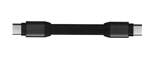 USB-A zu USB-C sehr kurzes Lade- und Datenkabel